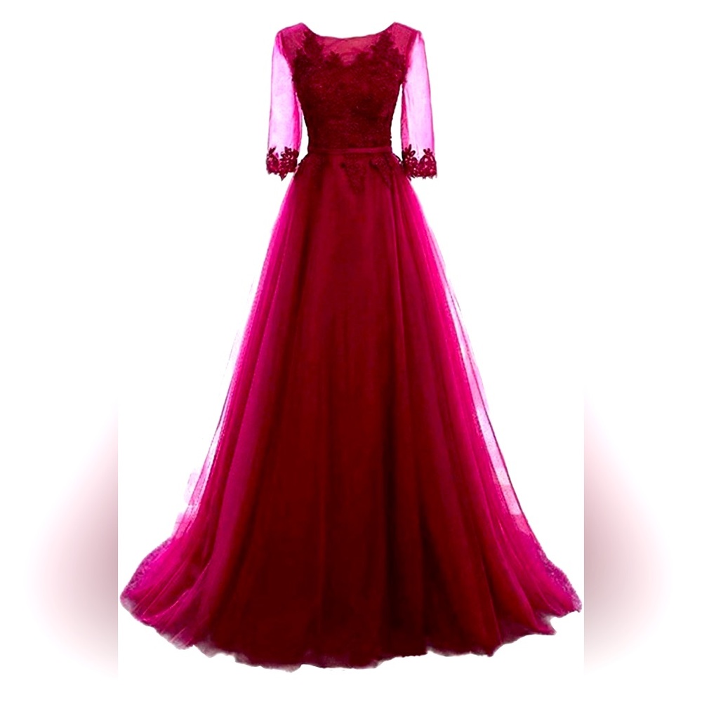 A-line Tulle Ball Gown